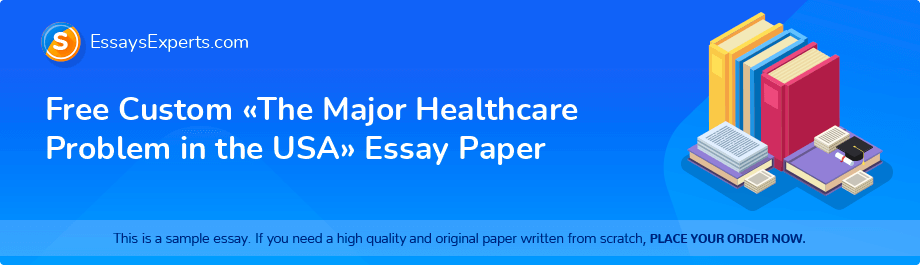 Free Custom «The Major Healthcare Problem in the USA» Essay Paper